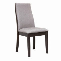 Coaster Furniture 106583 Spring Creek Upholstered Side Chairs Grey (Set of 2)